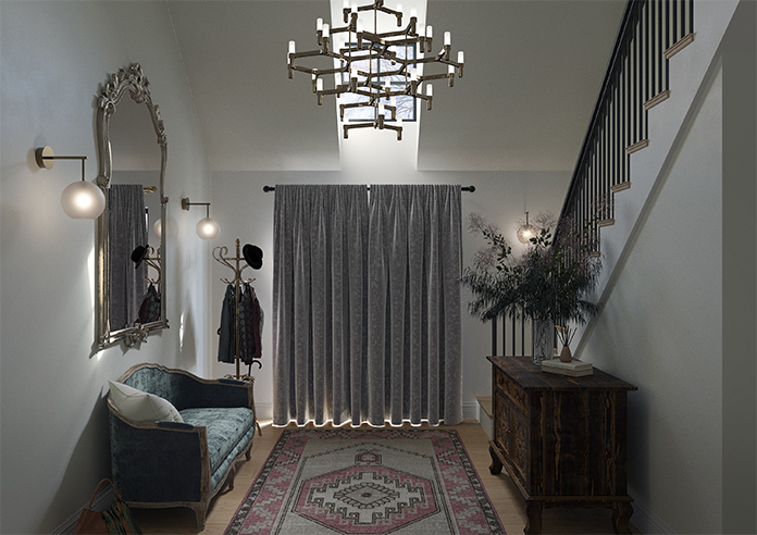 Darwin, Charcoal - Made to Measure Curtains - Image 7